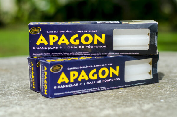 Caja candela apagón + fosforos