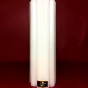 Velon Flor Grande Rayado BLANCO
