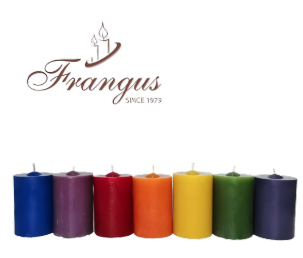 Velas Angeles 1/2 Velon colores