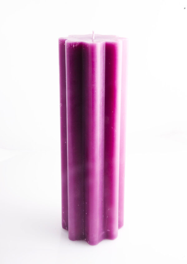 Velon Flor Grande Rayado Rosado