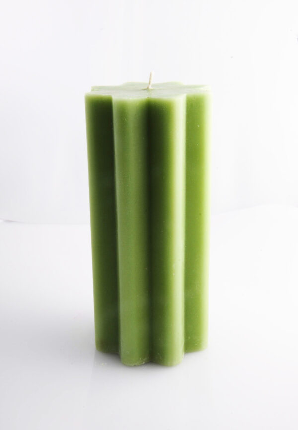 Velon Flor Mediano Rayado Verde