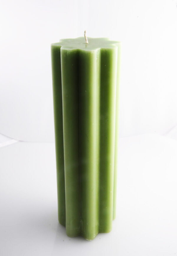Velon Flor Grande Rayado Verde
