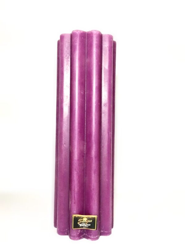 Velon Flor Grande Rayado FUCSIA