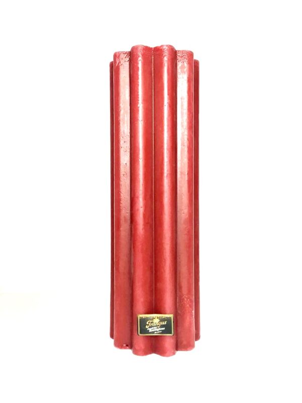 Velon Flor Grande Rayado NARANJA