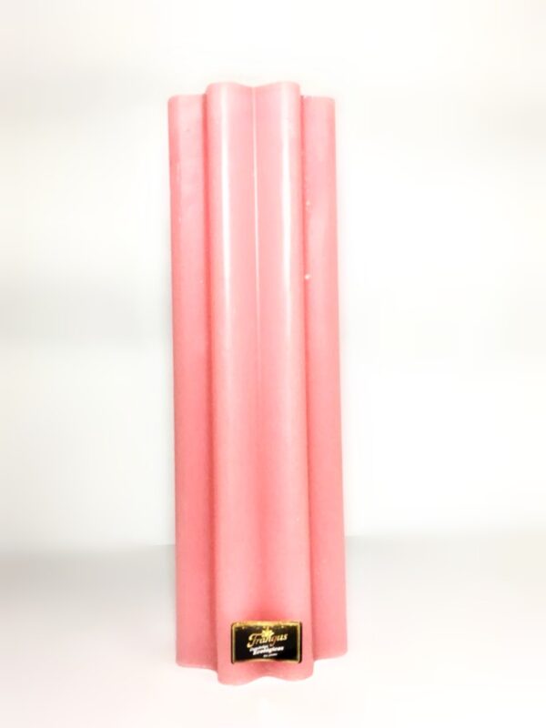 Velon Flor Grande Rayado ROSADO
