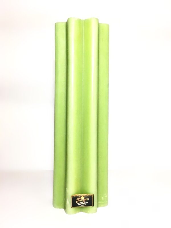 Velon Flor Grande Rayado VERDE MANZANA