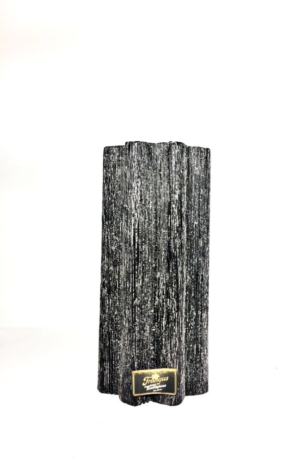 Velon Flor Mediano Rayado plateado
