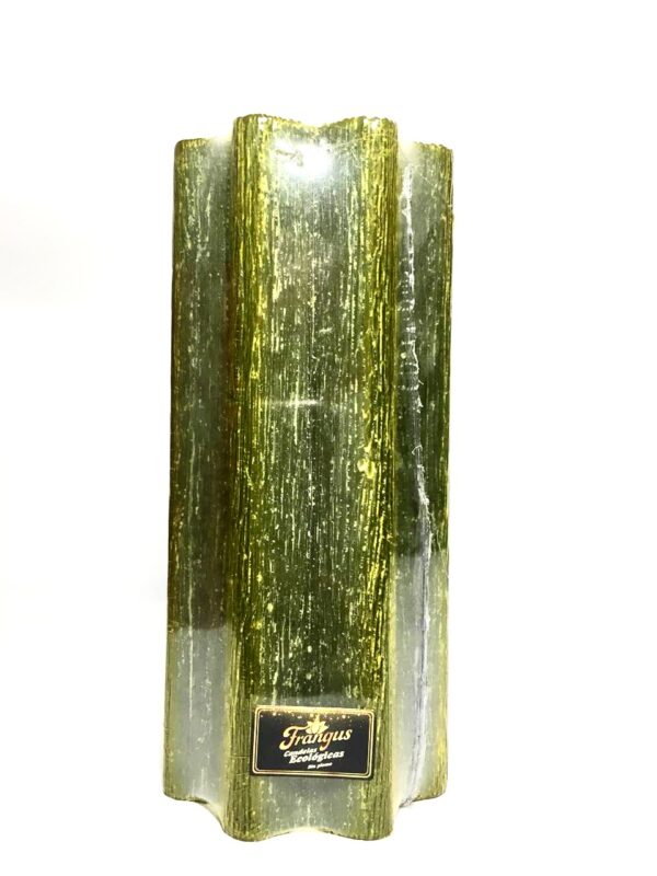 Velon Flor Mediano Rayado verde