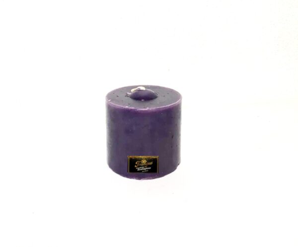 Velas 1/4 velon 1 unidad, 5.5x5 cm morado